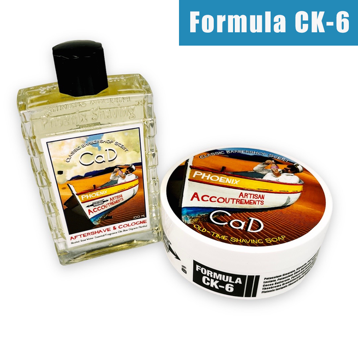 CaD Artisan Shaving Soap & Aftershave Bundle Deal | Ultra Premium CK-6 Formula - Phoenix Artisan Accoutrements