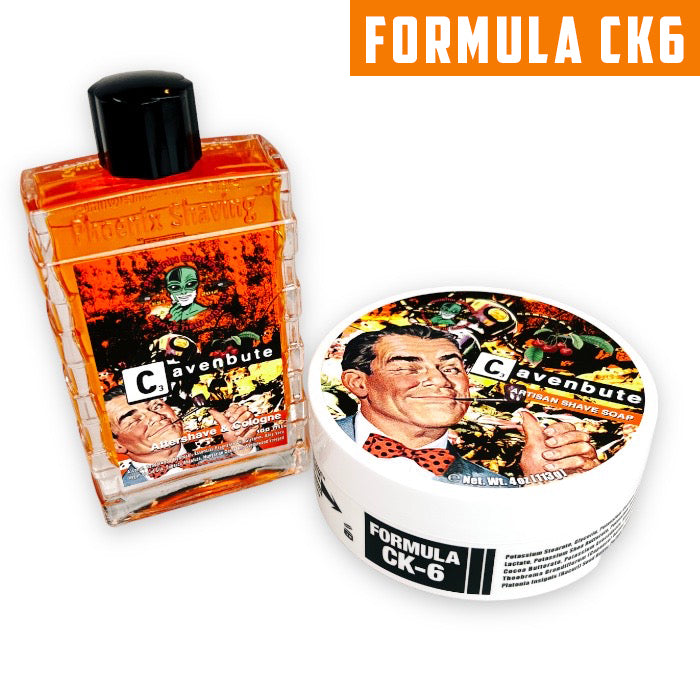 Cavenbute Artisan Shave Soap & Aftershave/Cologne Bundle | Secret Menu Mash-Up Soap! | Ultra Premium CK 6 Formula - Phoenix Artisan Accoutrements