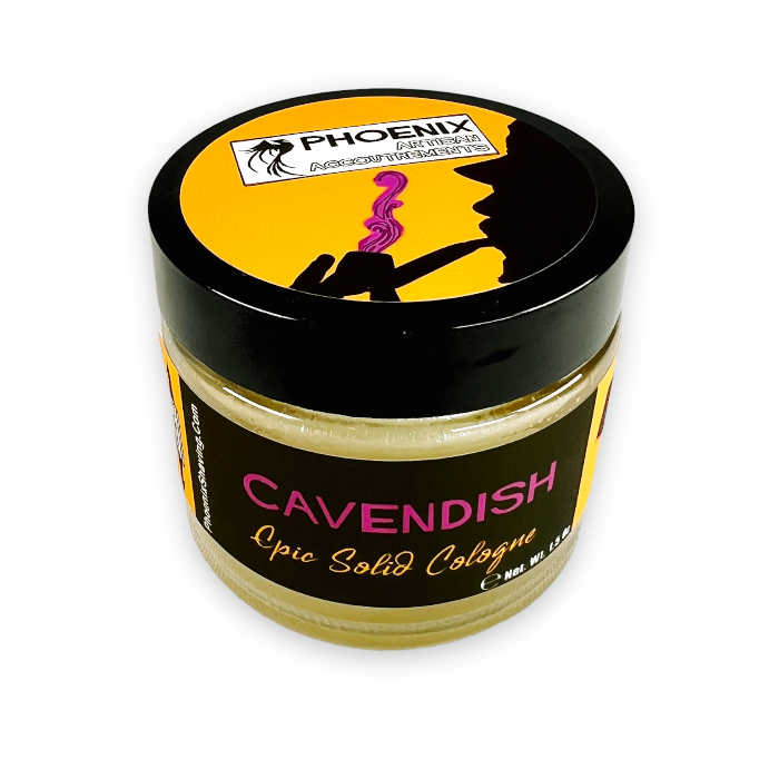 Cavendish Solid Cologne | Contains Prickly Pear Oil | A Rich & Bold Pipe Scent - Phoenix Artisan Accoutrements