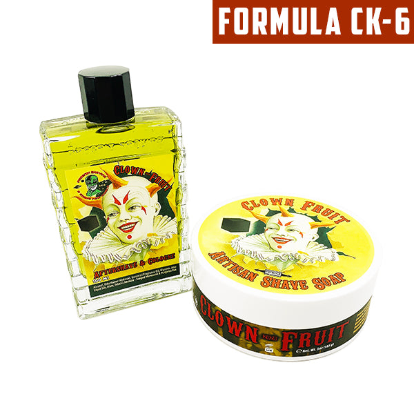 Clown Fruit Artisan Shaving Soap & Aftershave Bundle Deal | Ultra Premium CK-6 Formula | 4 oz - Phoenix Artisan Accoutrements