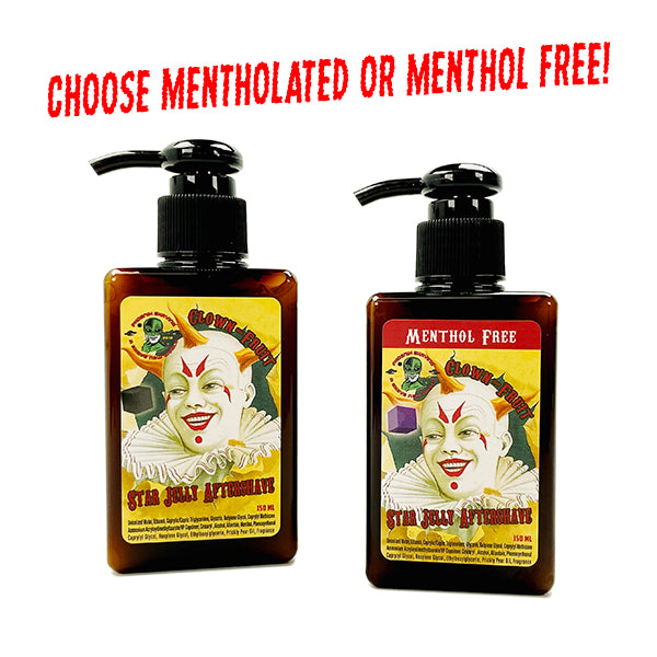 Clown Fruit Star Jelly Aftershave | A Whole New Species of Aftershave | Mentholated or Menthol Free | 5oz - Phoenix Artisan Accoutrements