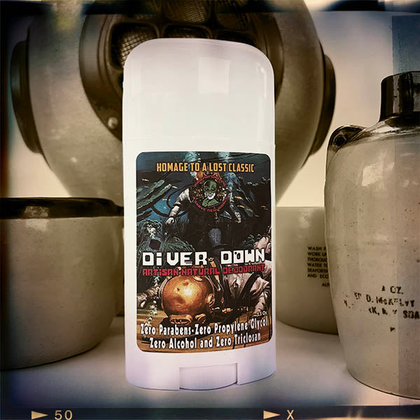 Diver Down Natural Deodorant | Sport Strength | Homage to the Original Seaforth Spiced! - Phoenix Artisan Accoutrements