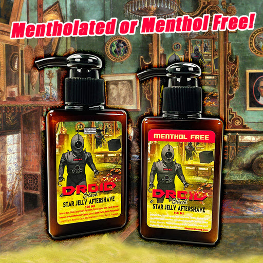 Droid Black Star Jelly Aftershave | Homage to Floïd Black | Mentholated or Menthol Free! - Phoenix Artisan Accoutrements