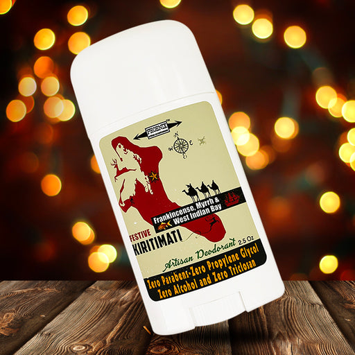 KIRITIMATI Natural Deodorant | Sport Strength | A Badass Holiday Scent - Phoenix Artisan Accoutrements