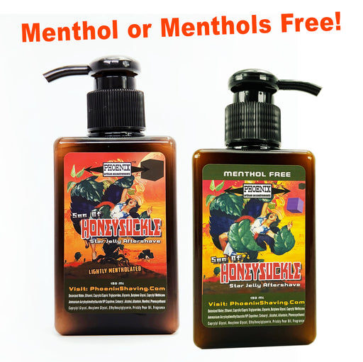Son Of Honeysuckle Star Jelly Aftershave | Mentholated or Menthol Free! | Now 5 Ounces! - Phoenix Artisan Accoutrements