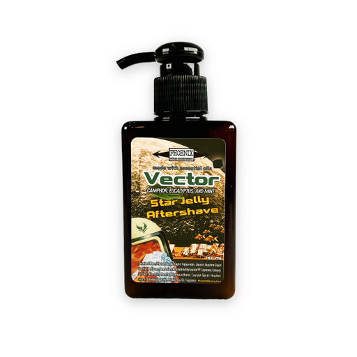 Vector Star Jelly Aftershave | Made w/ Pure Essential Oils & Menthol! - Phoenix Artisan Accoutrements