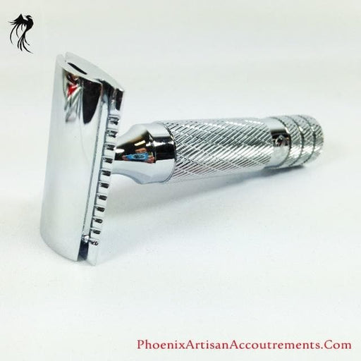 The Name Taker Safety Razor (Choose Open Comb or Straight Bar) - Phoenix Artisan Accoutrements