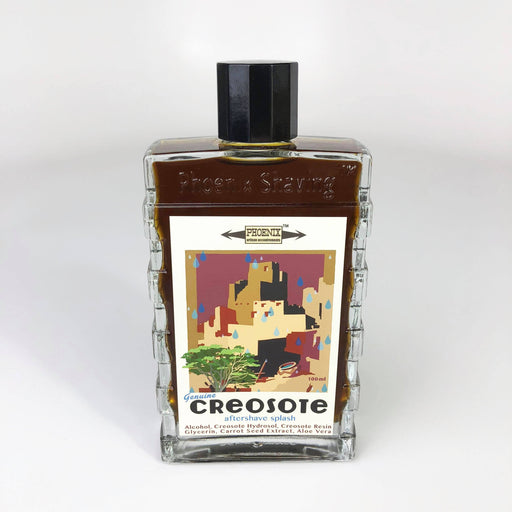Genuine Creosote Aftershave Splash | Now Contains Creosote Hydrosol & Creosote Sprig - Phoenix Artisan Accoutrements