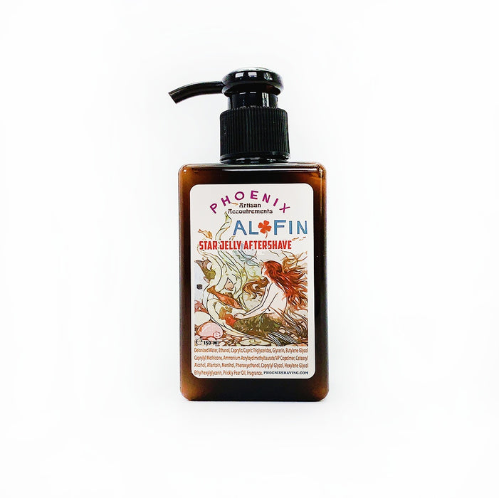 Al Fin Star Jelly Aftershave ~ A Whole New Species of Aftershave - Mentholated | 150 Ml - Phoenix Artisan Accoutrements