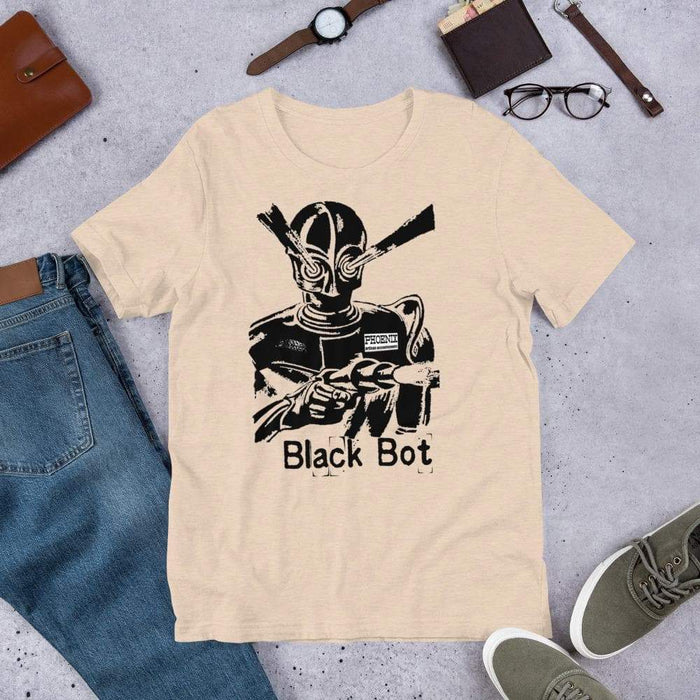 Black Bot Short-Sleeve Unisex T-Shirt - Phoenix Artisan Accoutrements