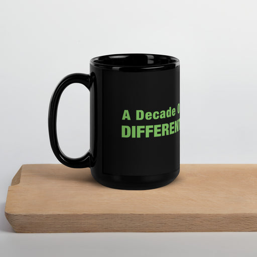 A Decade Of Different Black Classic Diner Mug | Available in 2 Sizes! - Phoenix Artisan Accoutrements