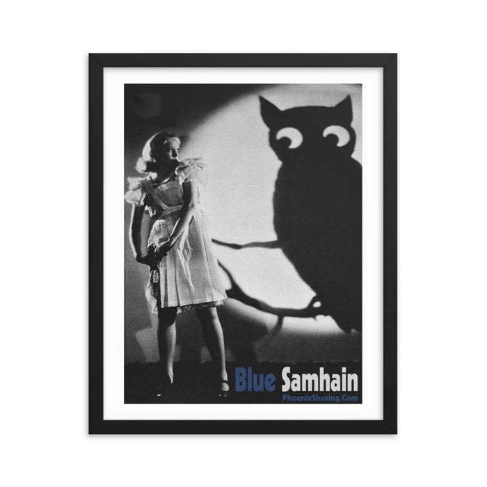 Blue Samhain Framed Print - Phoenix Artisan Accoutrements