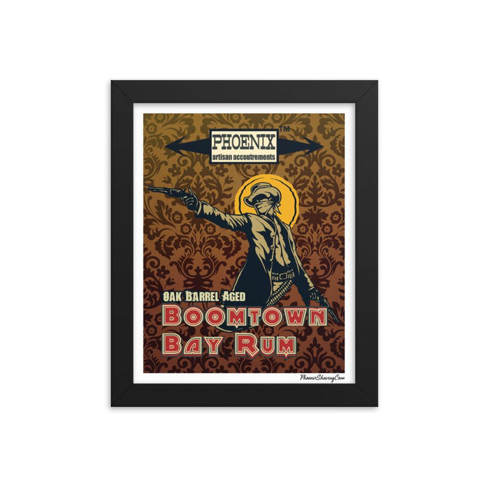 Boomtown Bay Rum "The Bad" Framed Print - Phoenix Artisan Accoutrements