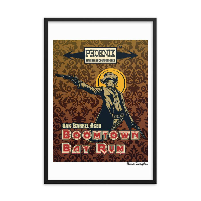 Boomtown Bay Rum "The Bad" Framed Print - Phoenix Artisan Accoutrements