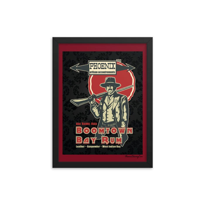 Boomtown Bay Rum "The Good"  Framed Print - Phoenix Artisan Accoutrements