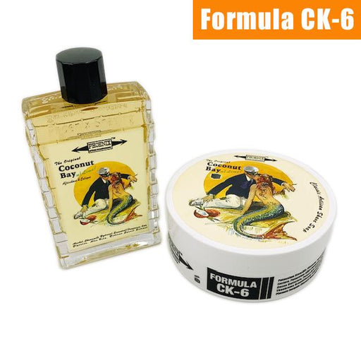 Coconut Bay w/ Lime Artisan Shaving Soap & Aftershave Bundle Deal | Ultra Premium CK-6 Formula - Phoenix Artisan Accoutrements