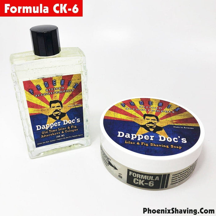 Dapper Doc's Artisan Shave Soap & Aftershave Bundle Deal | Ultra Premium CK-6 Formula - Phoenix Artisan Accoutrements