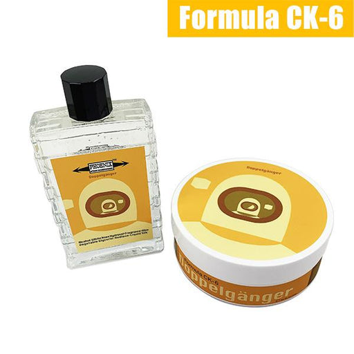Doppelgänger Gold Label Artisan Shave Soap & Aftershave Cologne Bundle | CK-6 Formula - Phoenix Artisan Accoutrements