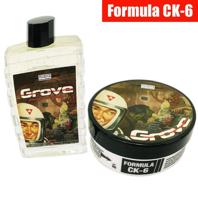 Grove Artisan Shaving Soap & Aftershave Bundle Deal | Ultra Premium CK-6 Formula | 4 oz - Phoenix Artisan Accoutrements