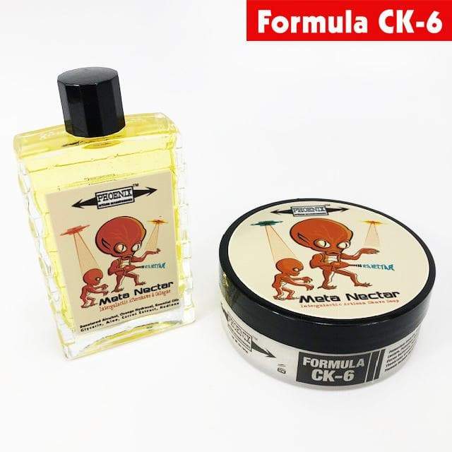 Meta Nectar Shaving Soap & Aftershave Cologne Bundle Deal | Ultra Premium CK-6 Formula - Phoenix Artisan Accoutrements