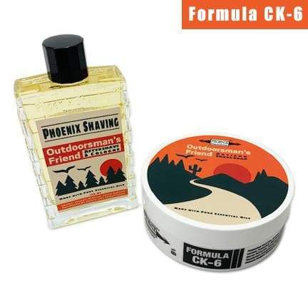 Outdoorsman's Friend Artisan Shave Soap & Aftershave Cologne Bundle Deal | Ultra Premium Formula CK-6 | 4 oz - Phoenix Artisan Accoutrements