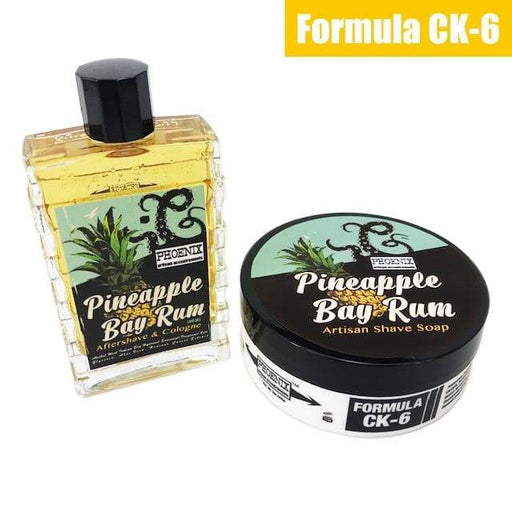 Pineapple Bay Rum Artisan Shave Soap & Aftershave Cologne | Ultra Premium Formula CK-6 | Zero Clove! - Phoenix Artisan Accoutrements
