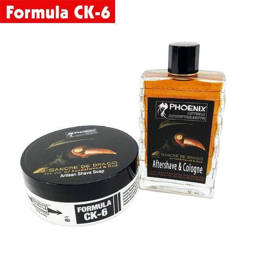 Sangre De Drago Artisan Shaving Soap & Aftershave Bundle Deal | Ultra Premium CK-6 Formula - Phoenix Artisan Accoutrements