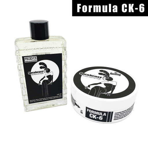 Speakeasy Artisan Shaving Soap & Aftershave Bundle Deal | Ultra Premium CK-6 Formula - Phoenix Artisan Accoutrements
