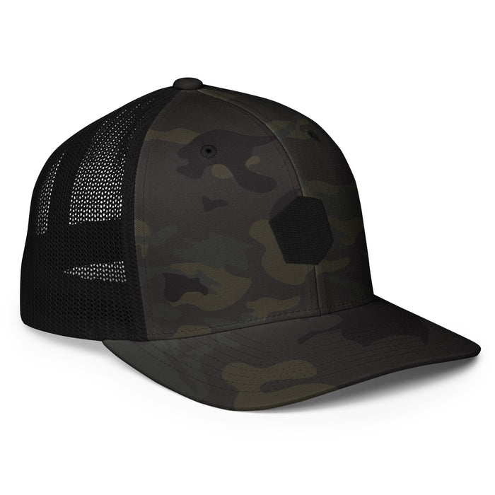Blank Trucker Night Camo - Camouflage Trucker Hat