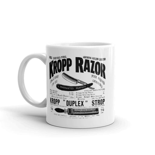 Vintage Kropp Straight Razor Ad Coffee Mug | Available in 2 Sizes! - Phoenix Artisan Accoutrements