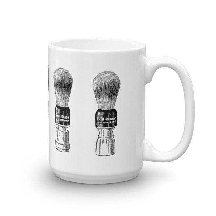 Vintage Shaving Brush Coffee Mug | Available in 2 Sizes! - Phoenix Artisan Accoutrements