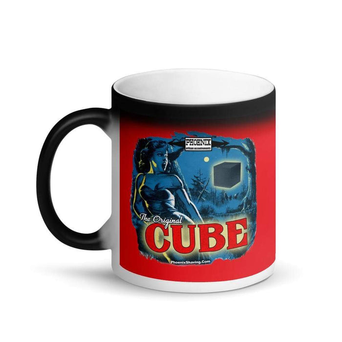 CUBE Matte Black Magic Coffee Mug - Phoenix Artisan Accoutrements