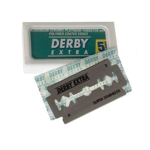 10 Derby Extra DE Blades- Super Stainless, 2 packs of 5 (10 blades) - Phoenix Artisan Accoutrements