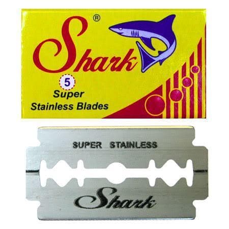 10 Shark Super Stainless DE Blade, 2 packs of 5 (10 blades) - Phoenix Artisan Accoutrements