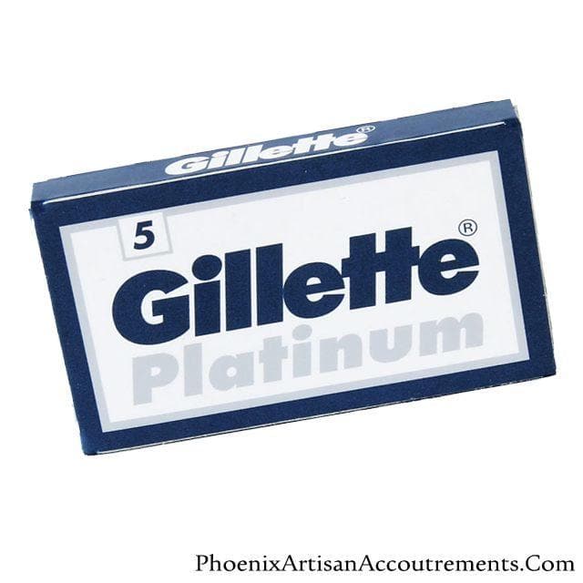 Gillette Platinum - 5 blade Pack - Phoenix Artisan Accoutrements