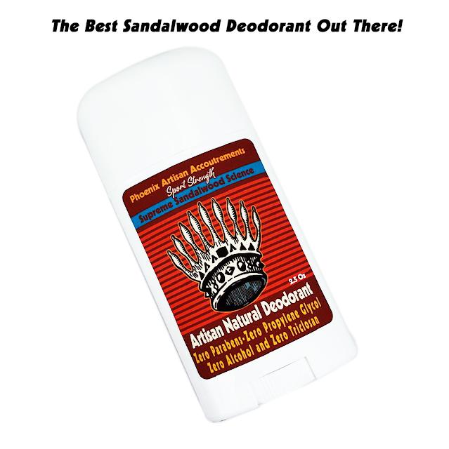 Supreme Sandalwood Science Natural Deodorant | Sport Strength - Phoenix Artisan Accoutrements