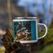 Diver Down Homage to a Spiced Classic Campers Enamel Coffee Mug - Phoenix Artisan Accoutrements