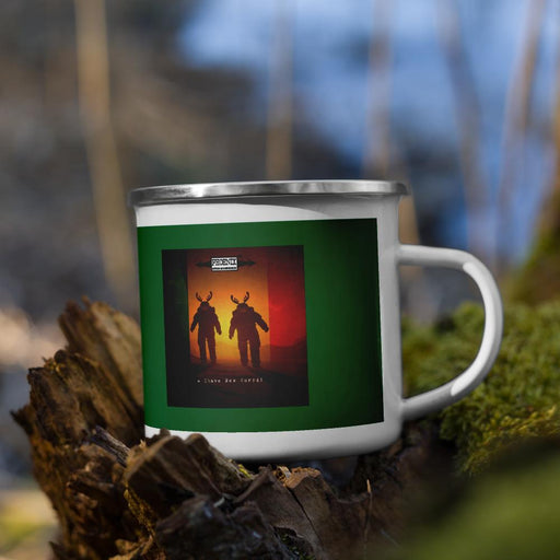 Doppelgänger (Irisch Moos Homage) Classic Enamel Camper's Coffee Mug - Phoenix Artisan Accoutrements
