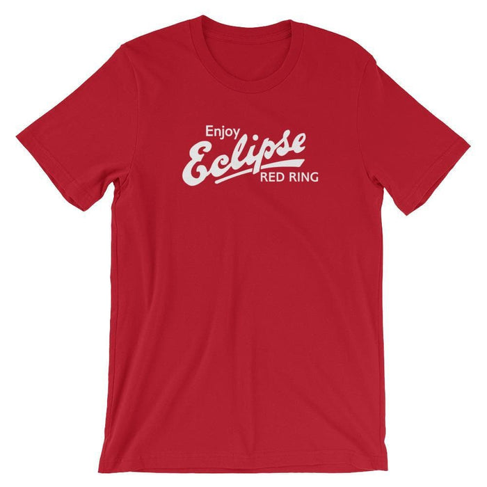 Eclipse Red Ring Short-Sleeve Unisex T-Shirt - Vintage Design - Phoenix Artisan Accoutrements