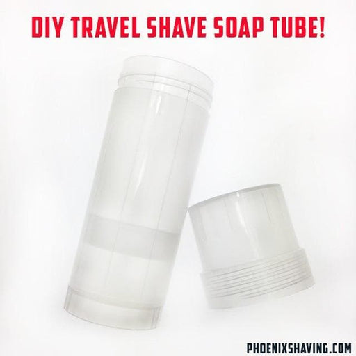 Do-It-Yourself Travel Shave Soap Tube - 2.5 Oz - Phoenix Artisan Accoutrements