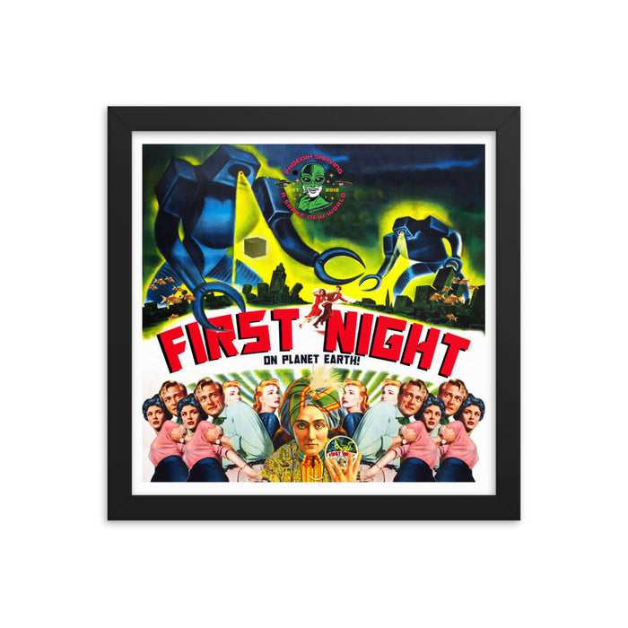 First Night (On Planet Earth) Framed Print | Available in Multiple Sizes! - Phoenix Artisan Accoutrements