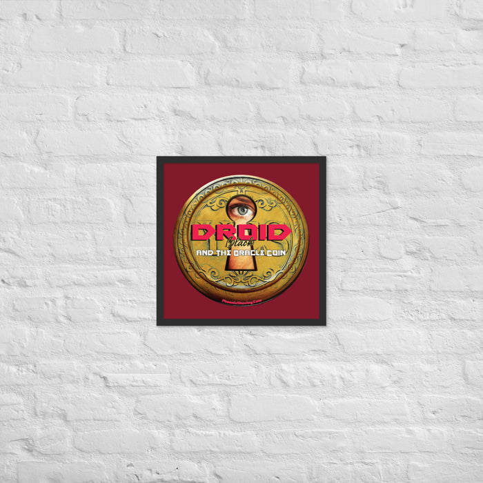 Droid Black & The Oracle Coin Framed Print | Available in Multiple Sizes! - Phoenix Artisan Accoutrements