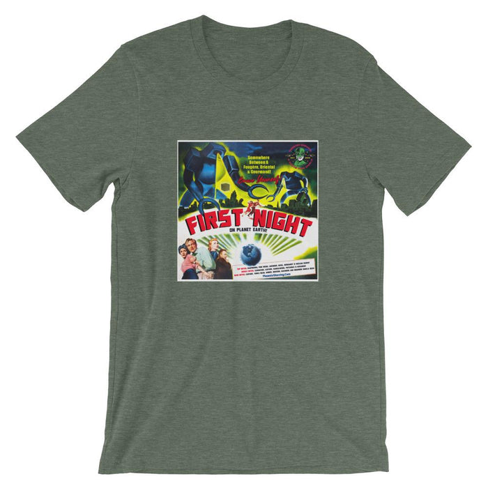 First Night On Planet Earth Short-Sleeve Unisex T-Shirt - Phoenix Artisan Accoutrements