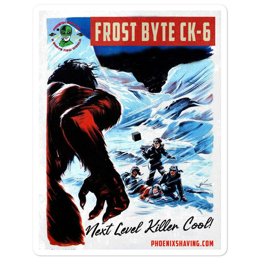 Frost Byte Killer Cool Bubble-Free Vinyl Stickers | Available in 3 Sizes - Phoenix Artisan Accoutrements