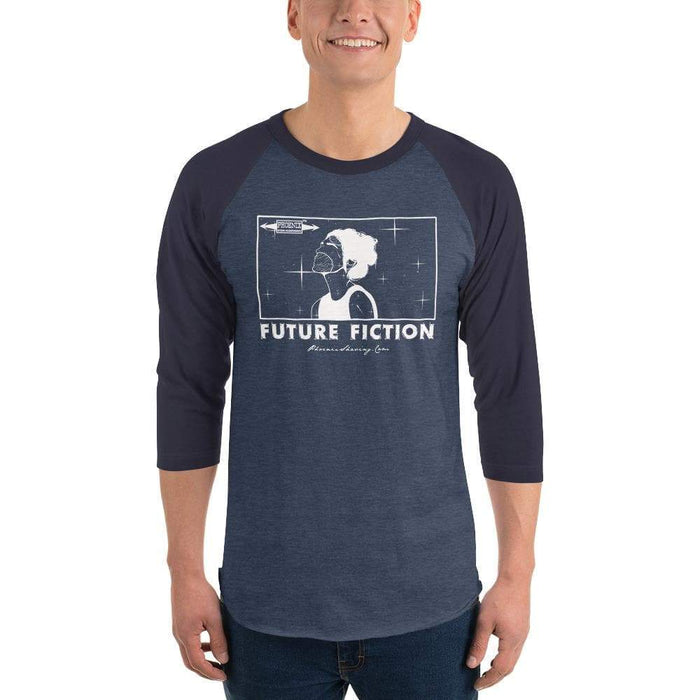 Future Fiction 3/4 sleeve raglan shirt - Phoenix Artisan Accoutrements