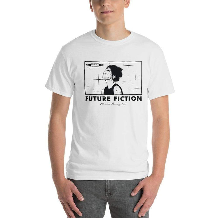 Future Fiction Black Print Short-Sleeve T-Shirt - Phoenix Artisan Accoutrements
