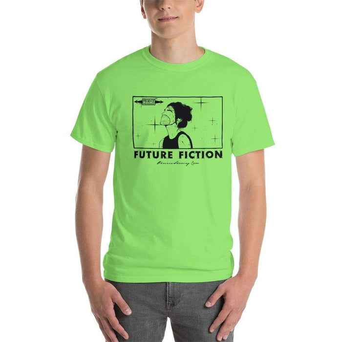 Future Fiction Black Print Short-Sleeve T-Shirt - Phoenix Artisan Accoutrements