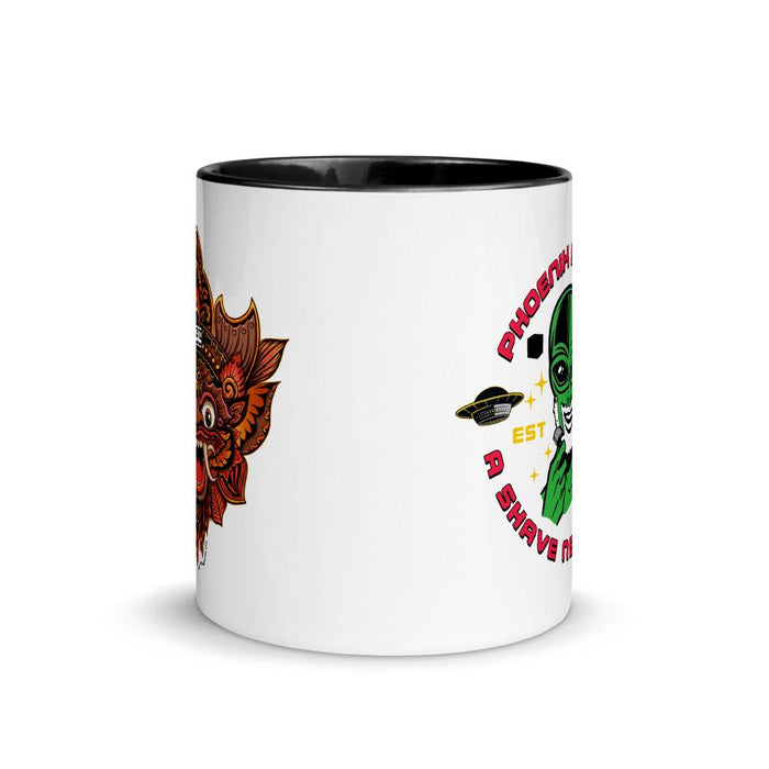 Garden of Bali Coffee Mug with Color Inside | Two Options! - Phoenix Artisan Accoutrements