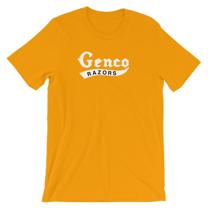 Genco Razors Vintage Straight Razor Short-Sleeve Unisex T-Shirt - Phoenix Artisan Accoutrements