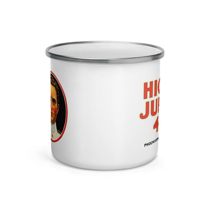 High Jump 47 Classic Camper's Enamel Coffee Mug - Phoenix Artisan Accoutrements